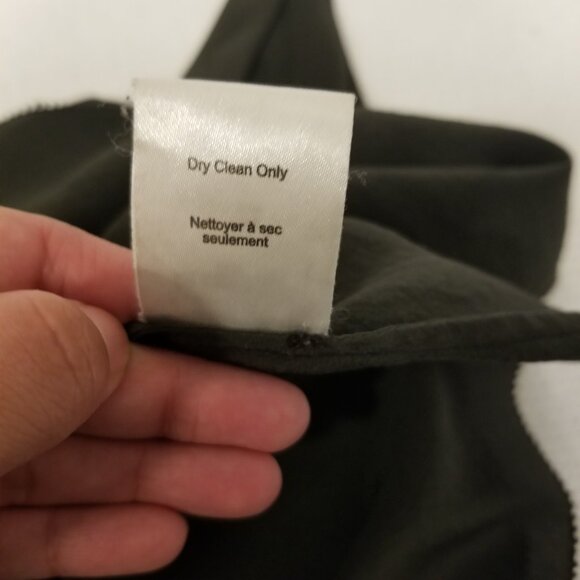 Babaton Silk Grey Shirt Layered Tank Top Flared Cropped Aritzia Flowy Shirt XS - Picture 6 of 8